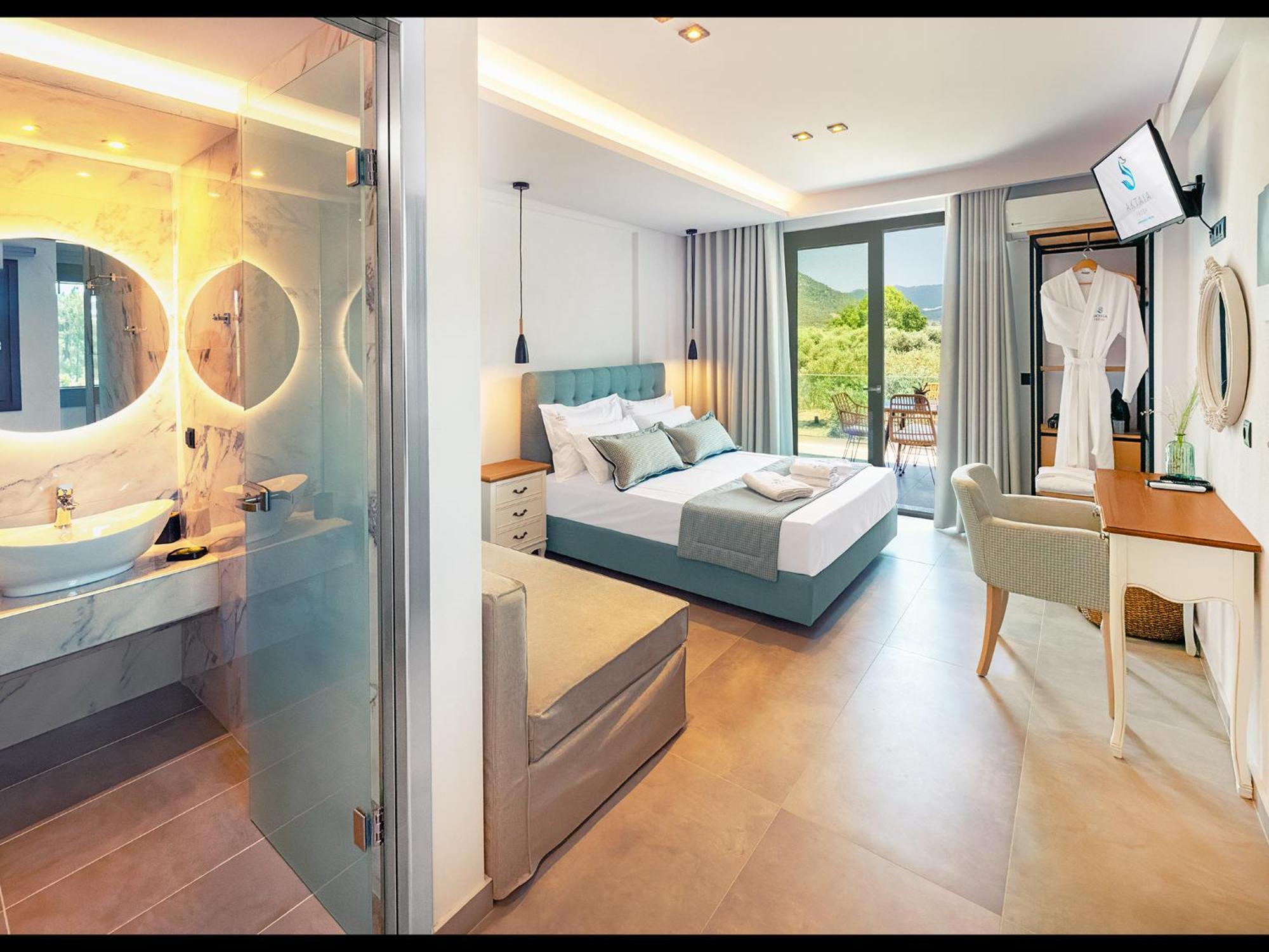 Ferienwohnung Aktaia Fresh Órmos Prínou Exterior foto